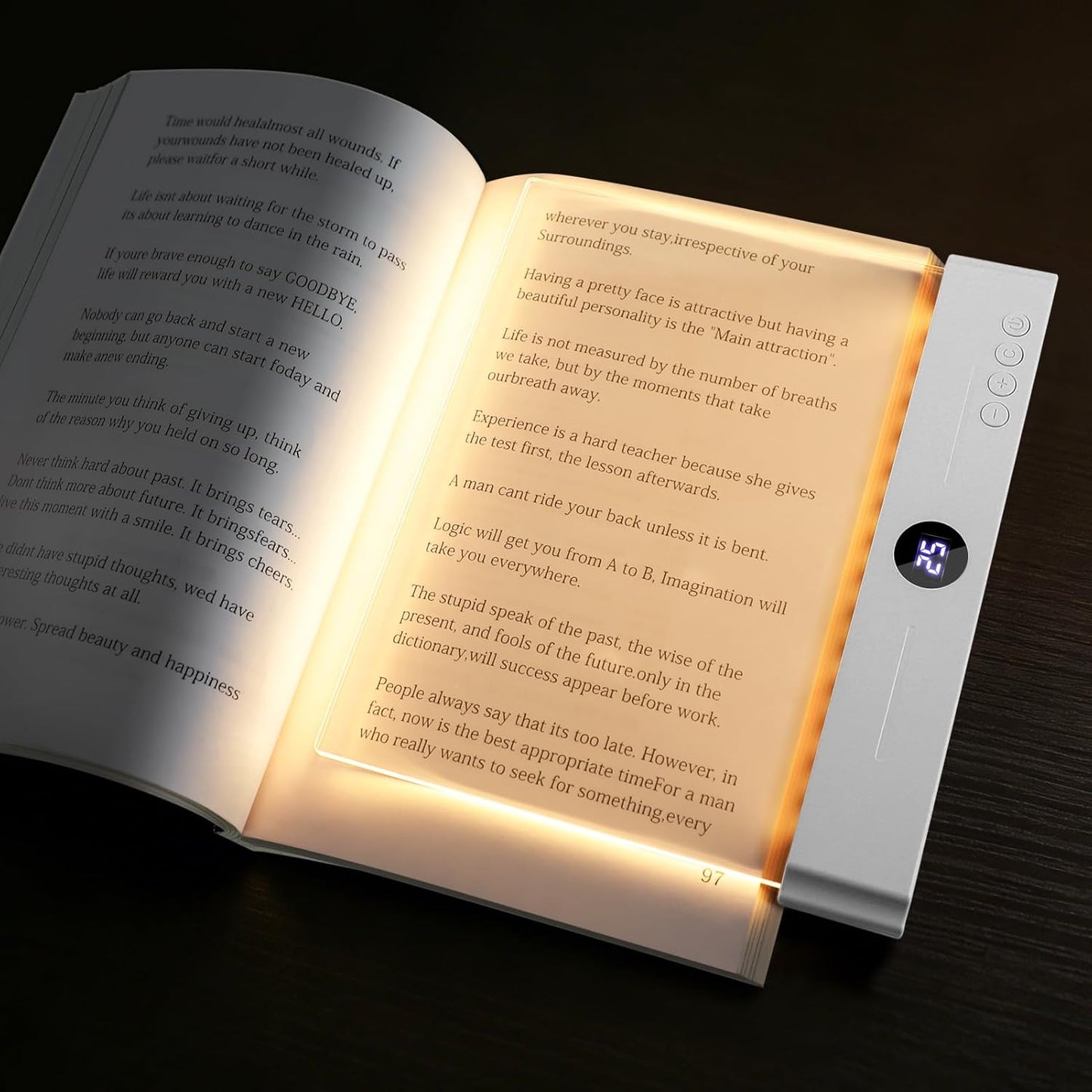 The Bookworm Glow Book Light
