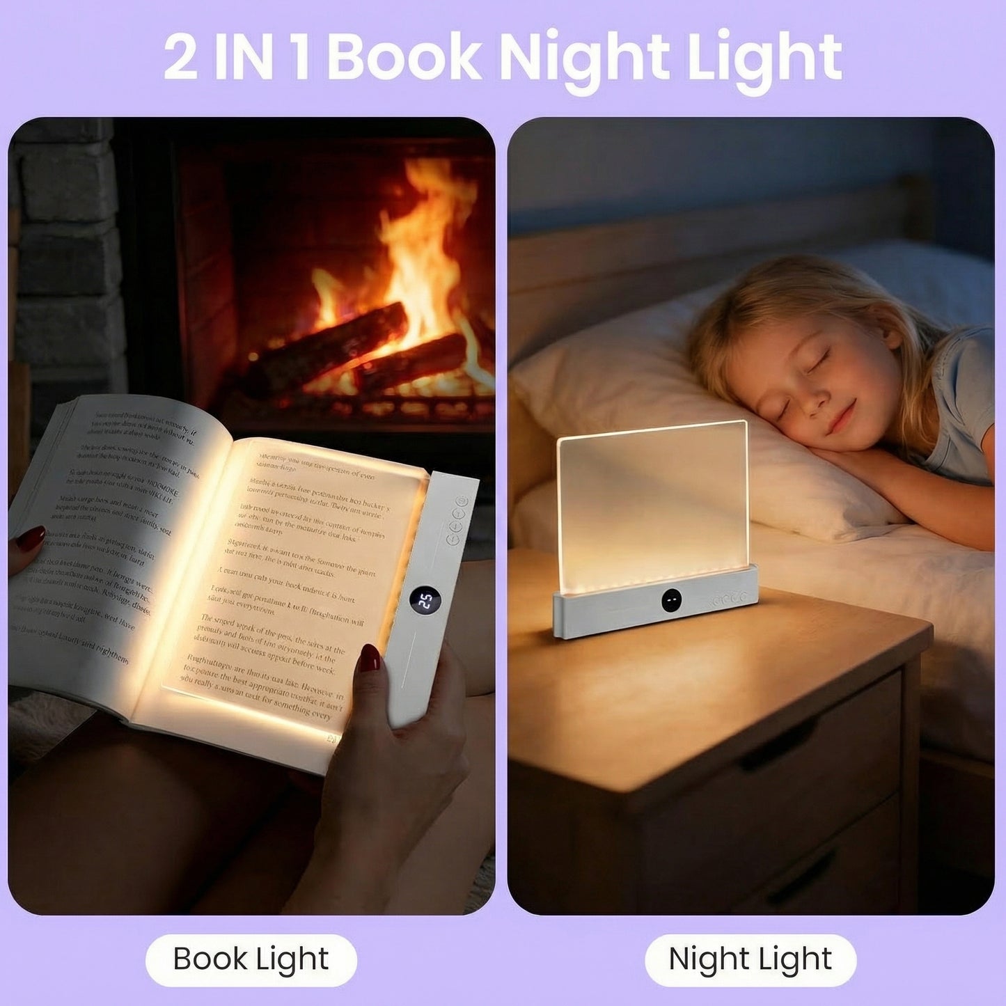 The Bookworm Glow Book Light